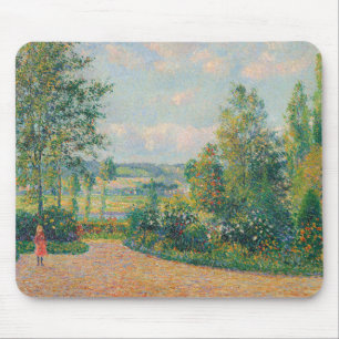 Alfombrilla De Ratón El jardín de Octave Mirbeau (por Camille Pissarro)