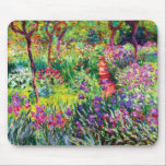 Alfombrilla De Ratón El jardín Iris de Giverny, por Claude Monet<br><div class="desc">El jardín Iris de Giverny,  por Claude Monet. 
Visita mi tienda para un diseño más interesante y más elección de color => zazzle.com/iwheels*</div>
