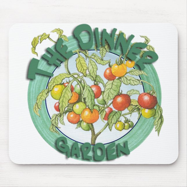 Alfombrilla De Ratón El jardín Mousepad de la cena (Frente)