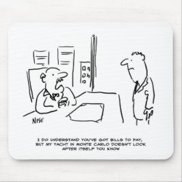 Alfombrilla De Ratón El jefe no puede pagar el aumento porque tiene un 
