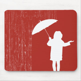 Alfombrilla De Ratón El jugar con la lluvia