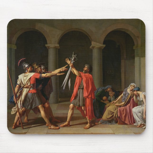 Alfombrilla De Ratón El juramento de Horatii, 1784 (Frente)