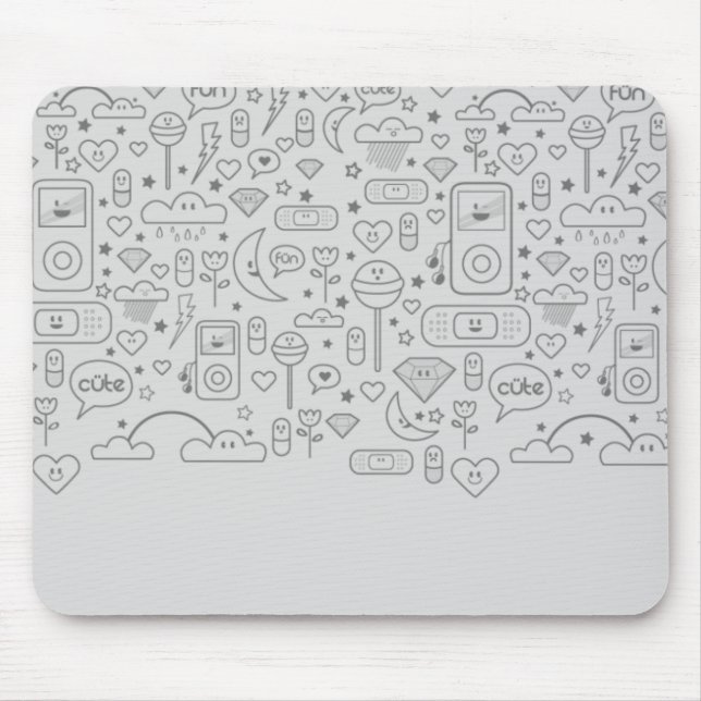 Alfombrilla De Ratón el kawaii es mousepad de la diversión (Frente)