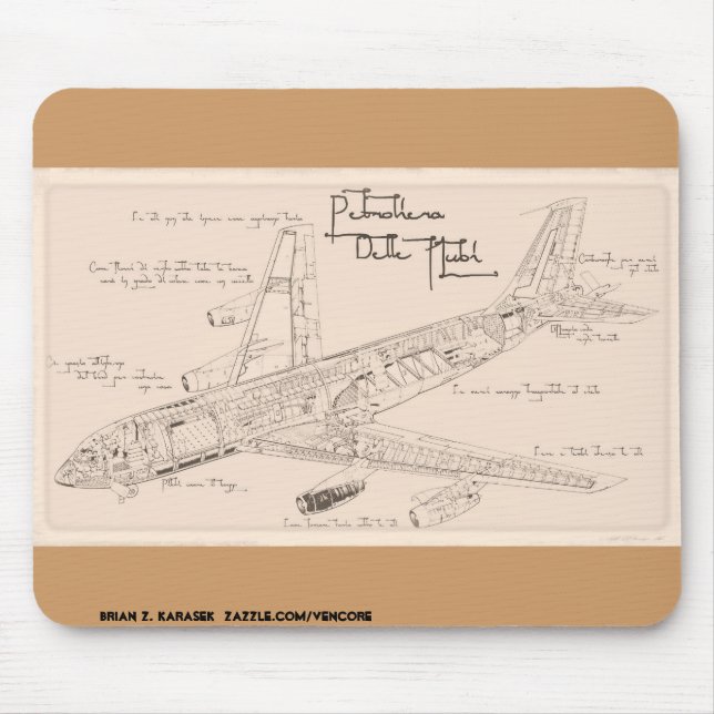 Alfombrilla De Ratón El KC-130 Stratotanker Mousepad de da Vinci (Frente)