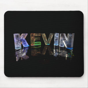 Alfombrilla De Ratón El Kevin conocido en 3D se enciende (la