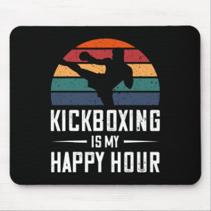 Alfombrilla De Ratón El Kickboxing es mi divertido boxeo de Kick
