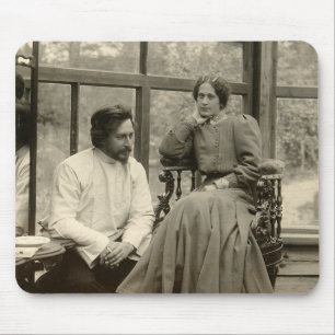 Alfombrilla De Ratón El Leonid Andreyev autor con su esposa