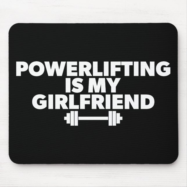 Alfombrilla De Ratón El Levantamiento De Poderío Es Motivador De Mi Nov (Frente)