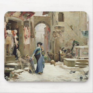 Alfombrilla De Ratón El lobo de Gubbio, 1877