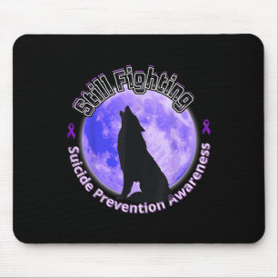 Alfombrilla De Ratón El lobo de la prevención del suicidio
