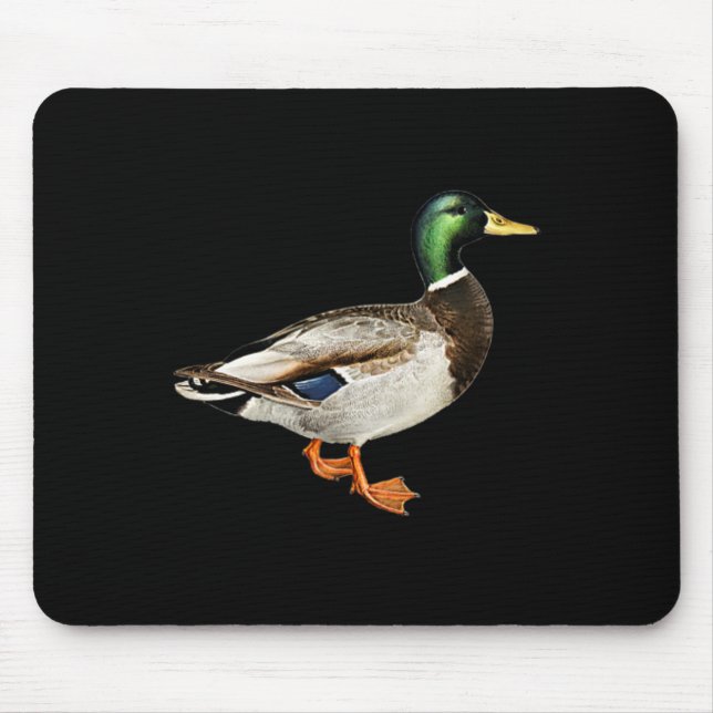 Alfombrilla De Ratón El logo del bolsillo del pato de Mallard Drake (Frente)