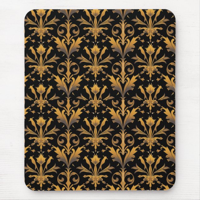 Alfombrilla De Ratón El lujo dorado (Frente)