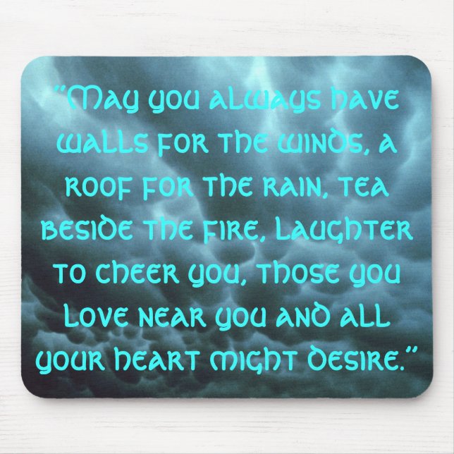 Alfombrilla De Ratón el mammutus se nubla, "mayo que usted tiene (Frente)