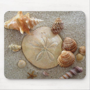 Alfombrilla De Ratón El mar de la playa descasca Mousepad