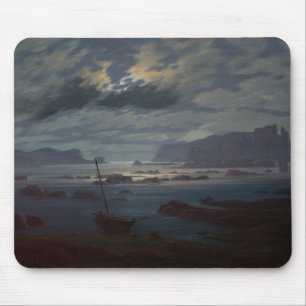 Alfombrilla De Ratón El Mar del Norte a la luz de la luna, 1823-24