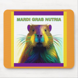 Alfombrilla De Ratón El Mardi Gras Nutria