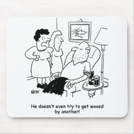 Alfombrilla De Ratón El marido no trata de hacerse loco