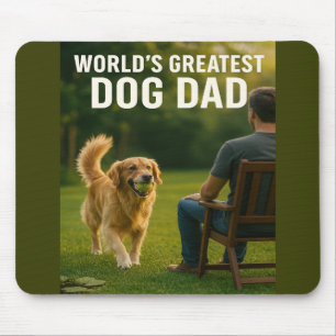 Alfombrilla De Ratón El mayor papá del perro del mundo - Ball Is Life E