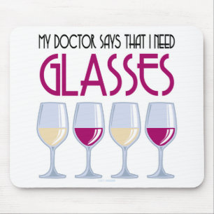 Alfombrilla De Ratón El médico dice que necesito los vidrios