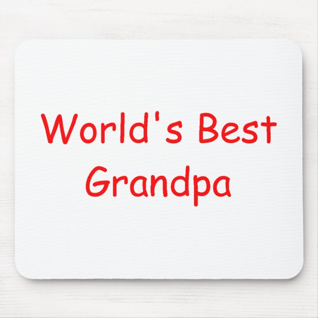 Alfombrilla De Ratón El mejor abuelo Mousepad del mundo (Frente)