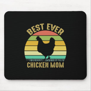 Alfombrilla De Ratón El mejor arte de pollo de la historia mamá