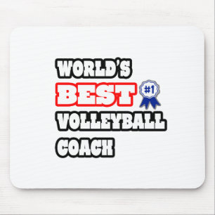 Alfombrilla De Ratón El mejor entrenador de voleibol del mundo