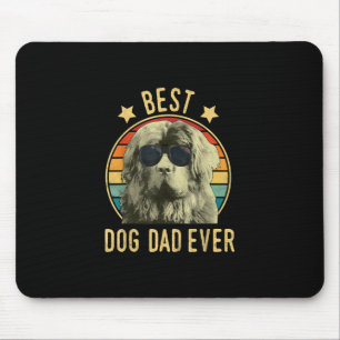 Alfombrilla De Ratón El mejor padre del perro.   regalo de papá de newf