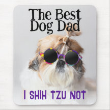 El mejor padre del perro Shih Tzu No el Día del Pa