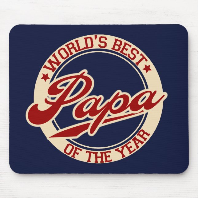 Alfombrilla De Ratón El mejor papá del mundo (Frente)