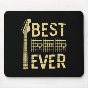 Alfombrilla De Ratón El mejor papá jamás guitarrista de guitarra, el gu