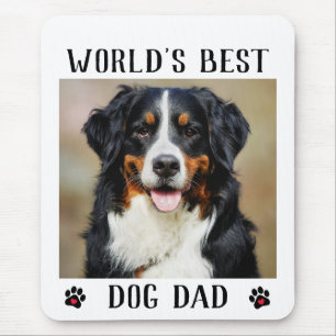 Alfombrilla De Ratón El mejor perro del mundo papá pinta foto Mascota