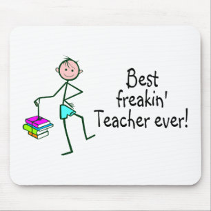 Alfombrilla De Ratón El mejor profesor de Freakin nunca