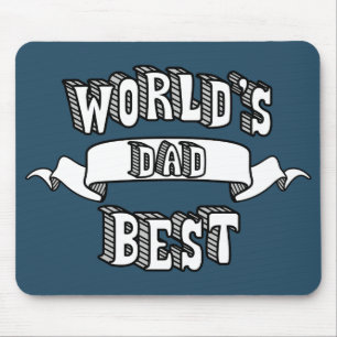 Alfombrilla De Ratón El mejor texto Mousepad de la tipografía del pap
