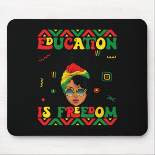 Alfombrilla De Ratón El Mes de la Historia Negra La Educación Es Un Pro