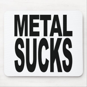 Alfombrilla De Ratón El metal chupa