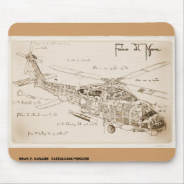 Alfombrilla De Ratón El MH-60 Seahawk Mousepad de da Vinci