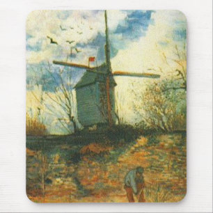 Alfombrilla De Ratón El Molino de la Galette Van Gogh