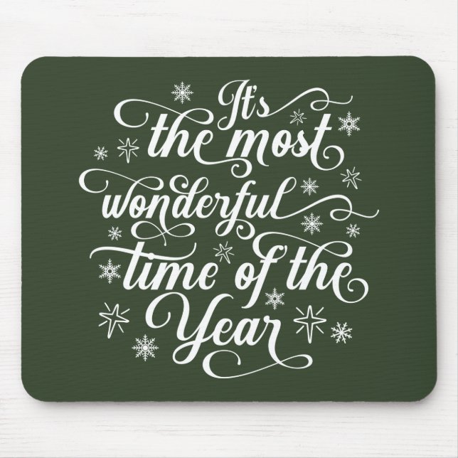 Alfombrilla De Ratón El momento más maravilloso del año | Mousepad (Frente)