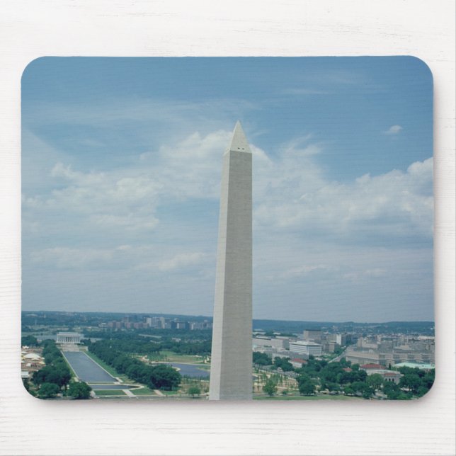 Alfombrilla De Ratón El monumento de Washington, construido 1848-85 (Frente)