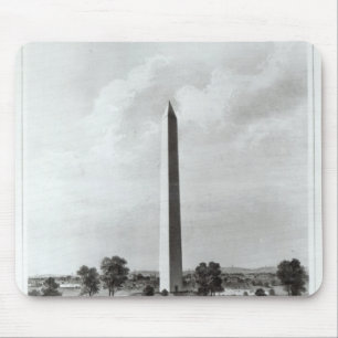 Alfombrilla De Ratón El monumento de Washington y los alrededores
