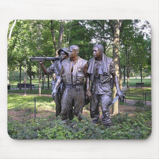 Alfombrilla De Ratón El mousepad de tres soldados (Frente)