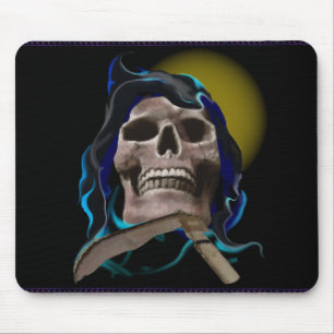 Alfombrilla De Ratón El mousepad oxidado del cráneo