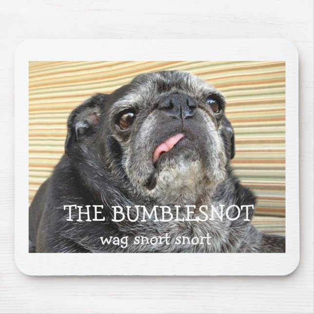 Alfombrilla De Ratón El mousepad "snort de Bumblesnot del meneo " (Frente)