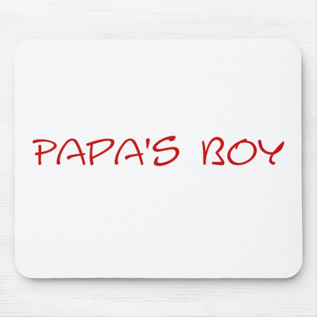 Alfombrilla De Ratón El muchacho Mousepad de la papá (Frente)