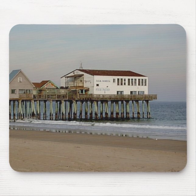 Alfombrilla De Ratón El muelle de Old Orchard Beach, Maine (Frente)