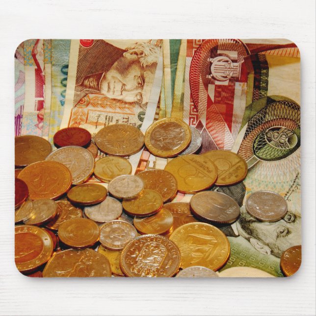 Alfombrilla De Ratón El mundo del dinero (Frente)