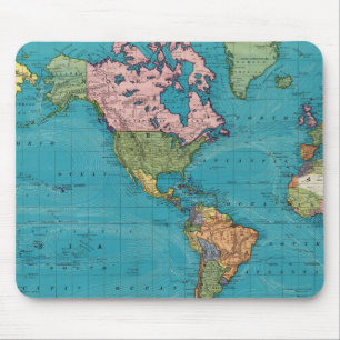 Alfombrilla De Ratón El mundo, la proyección de los comerciantes