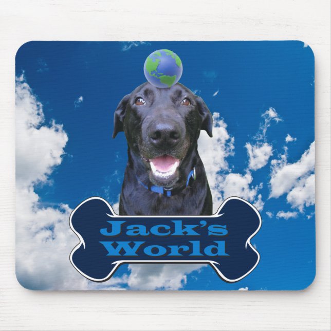 Alfombrilla De Ratón El mundo Mousepad de Jack (Frente)