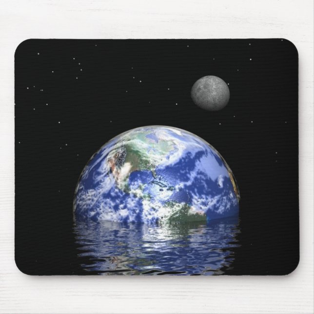 Alfombrilla De Ratón El nacimiento de la tierra Mousepad (Frente)