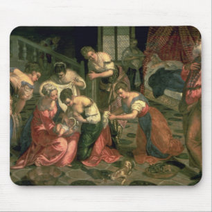 Alfombrilla De Ratón El nacimiento de St. John el Bautista, 1550-59